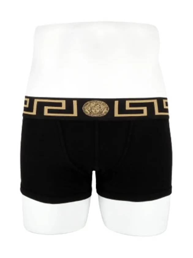 Men's Greca Border Draws 2 Pack Briefs Black - VERSACE - BALAAN 3