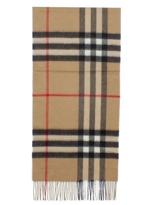 Vintage Check Cashmere Muffler Beige - BURBERRY - BALAAN 2