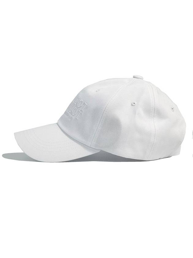 Slogon logo ball cap white - CASEALOT - BALAAN 1