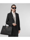 TB Logo Frances Medium Tote Bag Black - BURBERRY - BALAAN 4