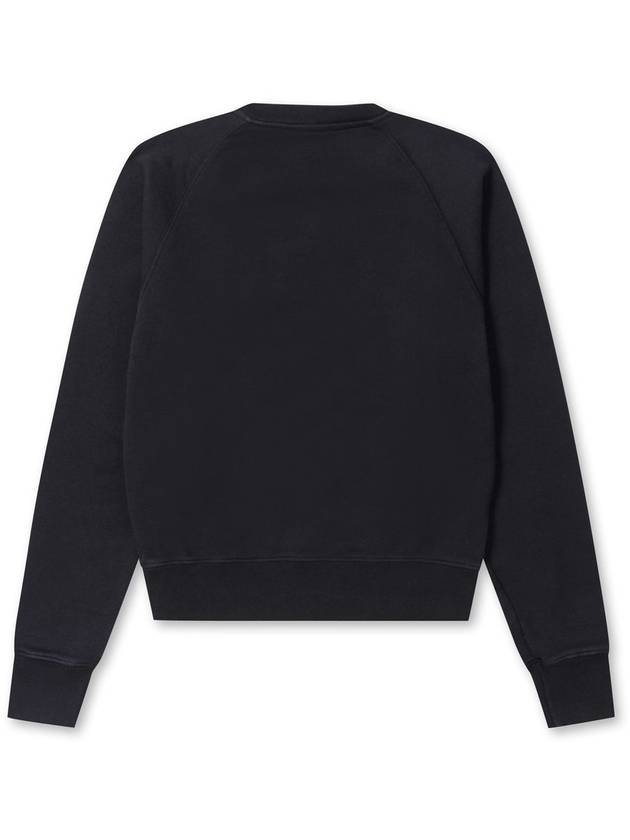 [MAISON KITSUNE] WOMEN DRESSED FOX PATCH ADJUSTED SWEATSHIRT - BLACK - MAISON KITSUNE - BALAAN 2