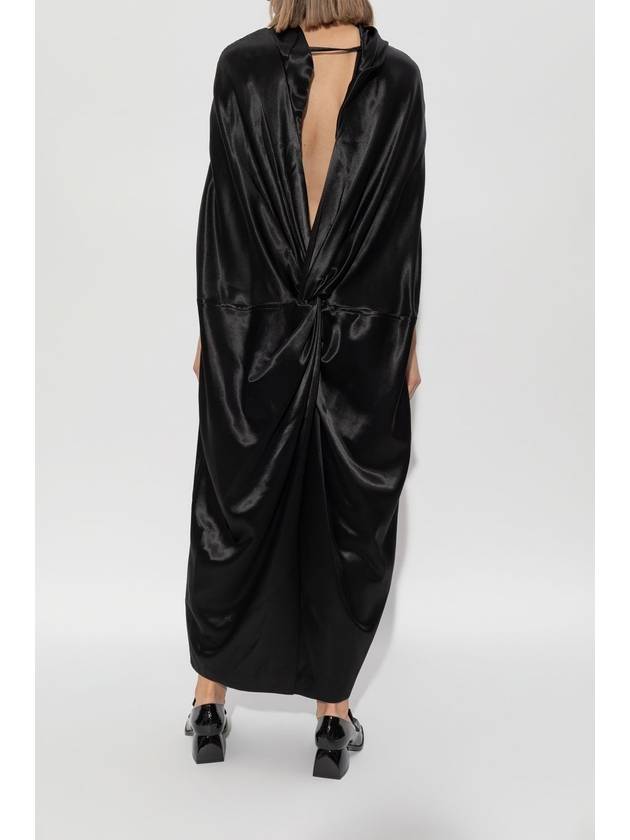 JIL SANDER Satin Dress, Women's, Black - JIL SANDER - BALAAN 4