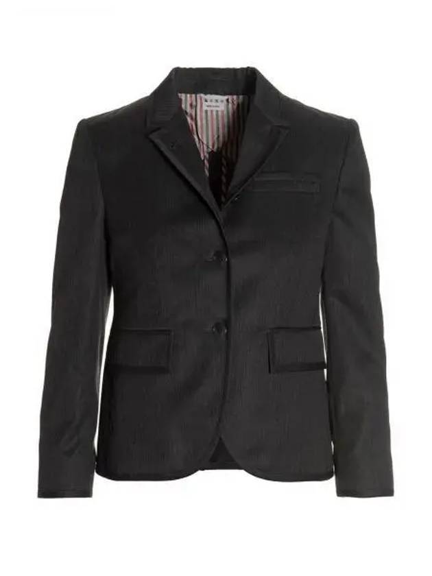 High Armhole Gabardine Wool Jacket Grey - THOM BROWNE - BALAAN 1