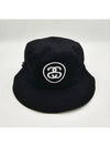 SS Link Bucket Hat Black - STUSSY - BALAAN 2