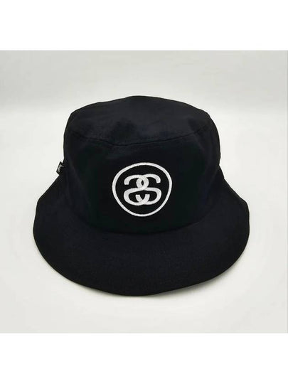 SS Link Cotton Bucket Hat Black - STUSSY - BALAAN 2