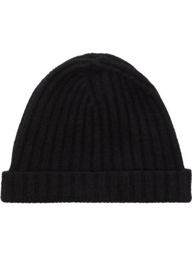 Rib Wool Beanie Black - JIL SANDER - BALAAN 1