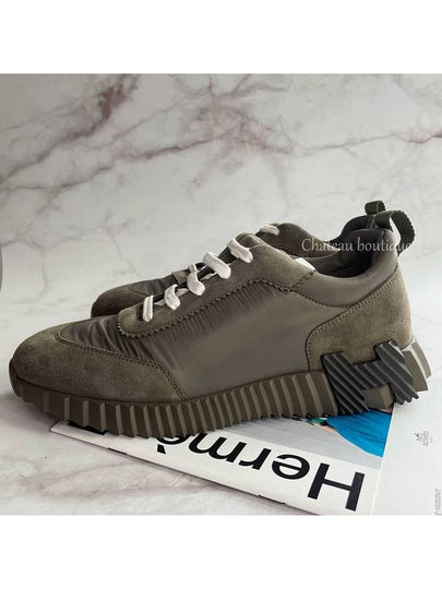 Domestic Bouncing Sneakers Men’s Sneakers Tundra Khaki H222891Z - HERMES - BALAAN 2