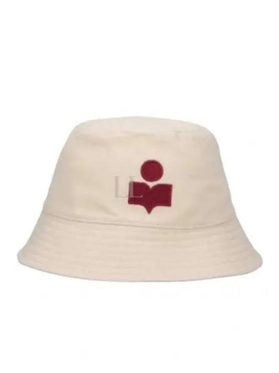 Haley Embroidered Logo Bucket Hat Ecru - ISABEL MARANT - BALAAN 2