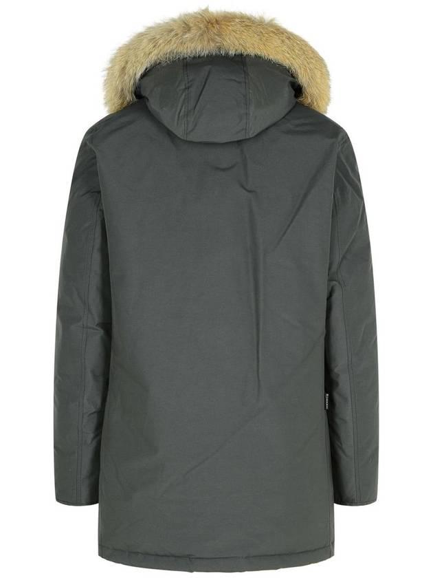 Woolrich 'Artic' Grey Cotton Blend Parka - WOOLRICH - BALAAN 3