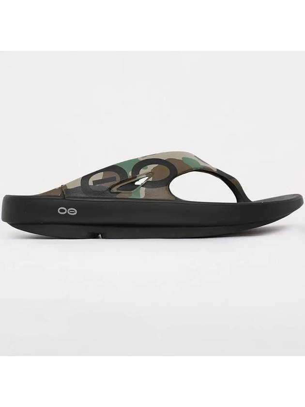 Men s sandals flip flops 1001 WOODLAND CAMO - OOFOS - BALAAN 1