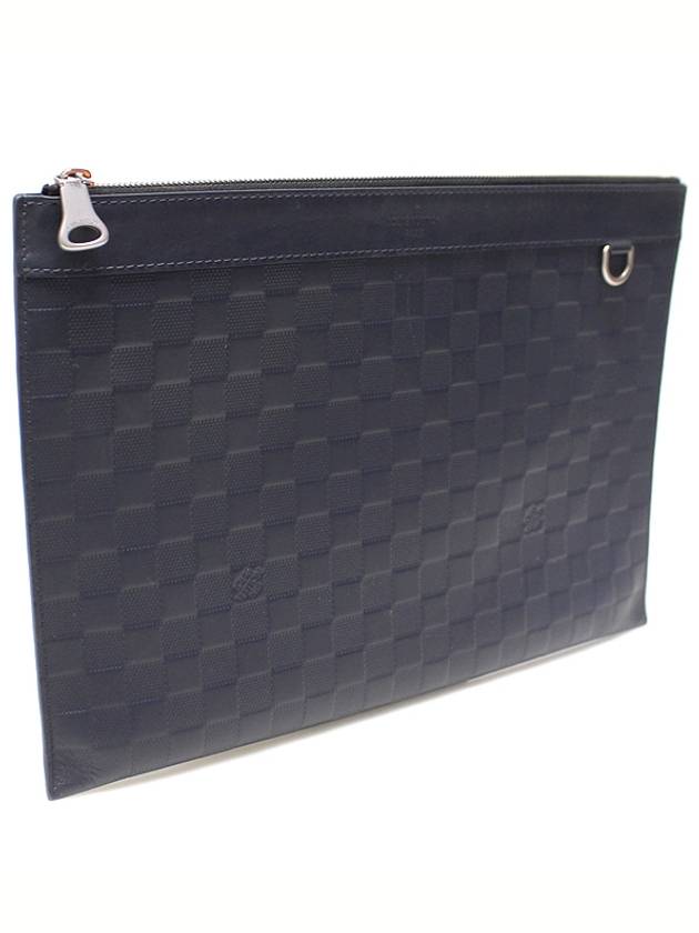 N60116 Navy Damier Infini Pochette Apollo GM Clutch - LOUIS VUITTON - BALAAN 2