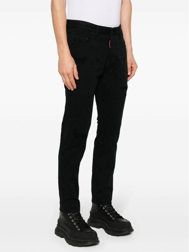 Black Bull Skater Slim Fit Jeans S71LB1352STN833 - DSQUARED2 - BALAAN 3