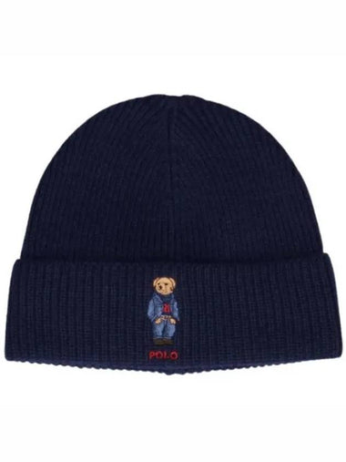 Bare rib knit beanie PC1268 433 - POLO RALPH LAUREN - BALAAN 1