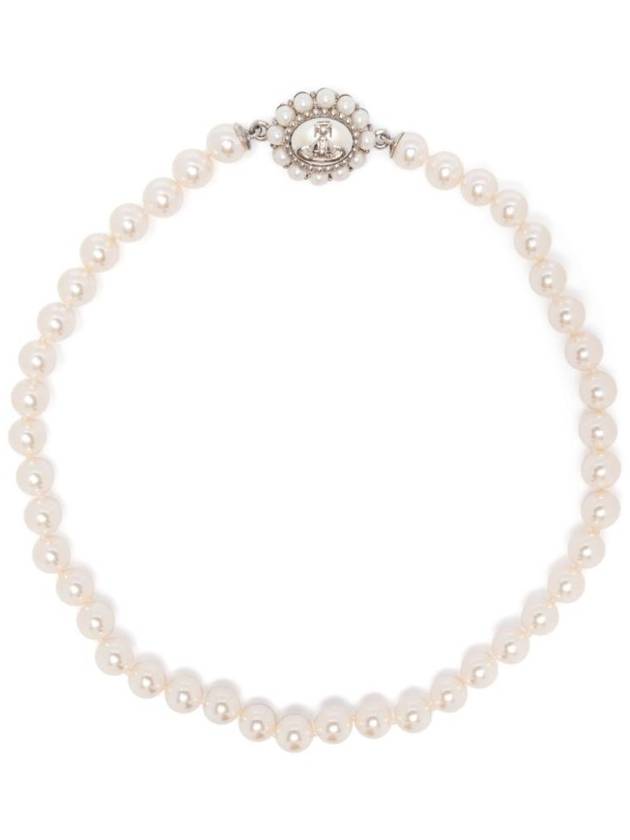 Amaya Pearl Necklace Silver - VIVIENNE WESTWOOD - BALAAN 1