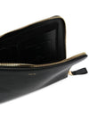 Logo Grain Leather Buckley Clutch Bag Black - TOM FORD - BALAAN 5