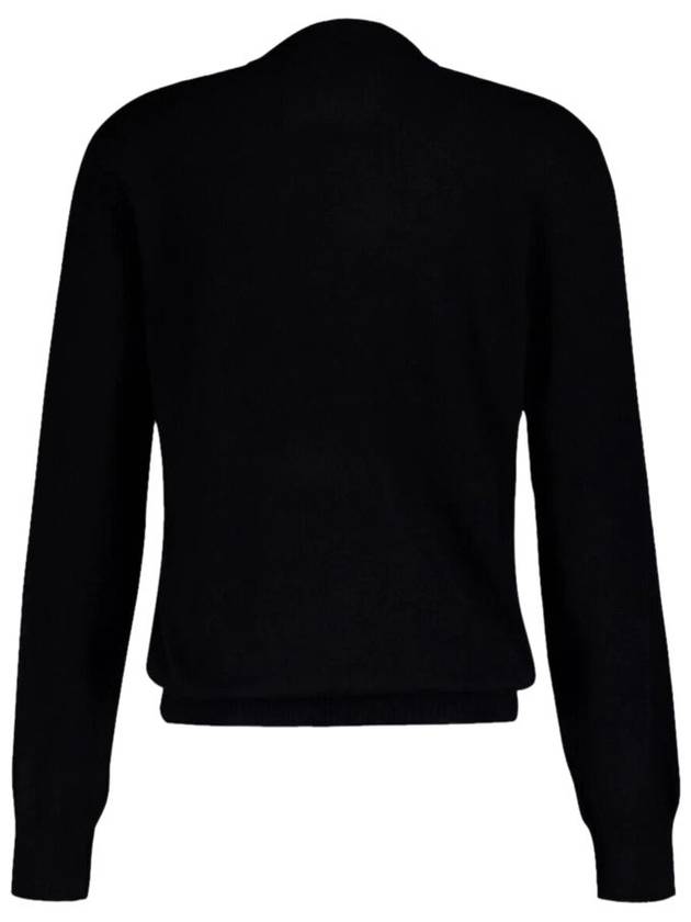 Logo Wool Knit Top Black - GIVENCHY - BALAAN 3