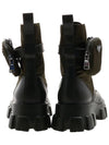 Men's Monolith Brushed Combat Boots Green - PRADA - BALAAN 5
