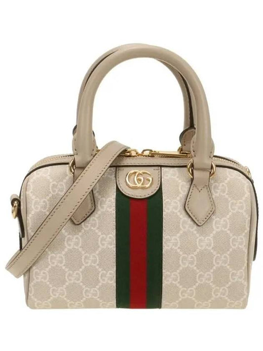 Ophidia GG Mini Top Canvas Tote Bag Beige - GUCCI - BALAAN 2