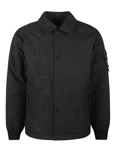 Ghost Piece O-Ventile Down Jacket Black - STONE ISLAND - BALAAN 2