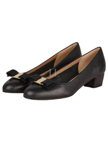 Vara Bow Women s Pumps Foot Ball C 1 NERO 0765658 - SALVATORE FERRAGAMO - BALAAN 1