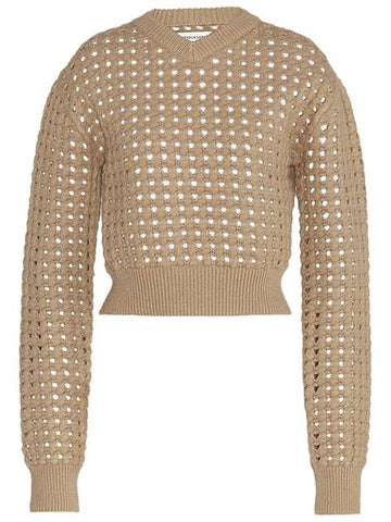 perforated knit top - BOTTEGA VENETA - BALAAN 1