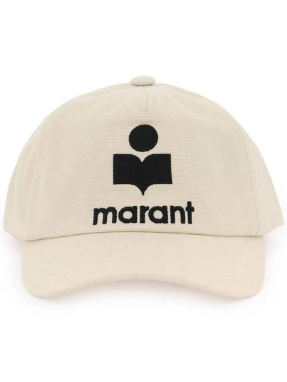 Tyron Logo Cotton Ball Cap Ecru - ISABEL MARANT - BALAAN 2