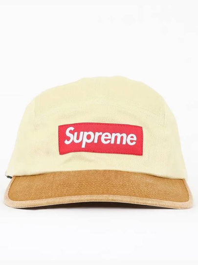 Pigment patch logo two tone camp cap SS24H26 NATURAL - SUPREME - BALAAN 2