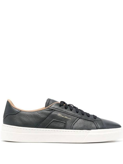 Logo Print Low Top Sneakers Black - SANTONI - BALAAN 2