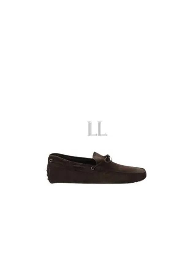 Men's Gommino Suede Driving Shoes Brown - TOD'S - BALAAN 2