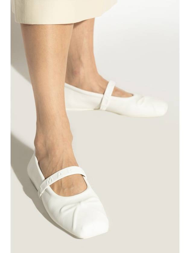 Marni Leather Ballet Flats, Women's, White - MARNI - BALAAN 2