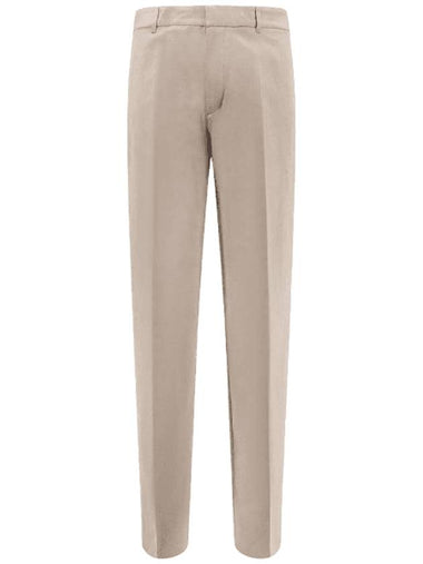 Parley Ocean Plastic Cotton Blend Twill Straight Pants Beige - DIOR - BALAAN 1