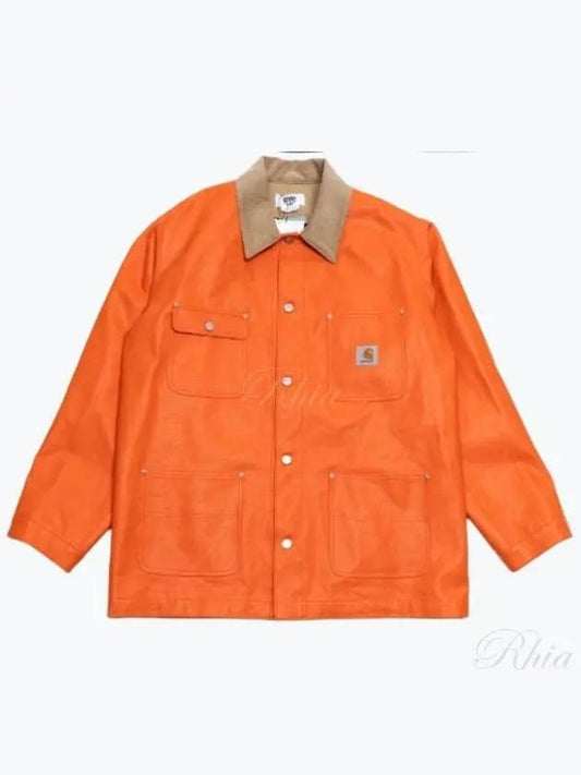 24 WM J901 100 Orange Carhartt Jacket - JUNYA WATANABE - BALAAN 1