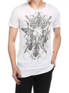 Buffalo Pearl Printing Short Sleeve T-Shirt S2HJ601I808 - BALMAIN - BALAAN 5