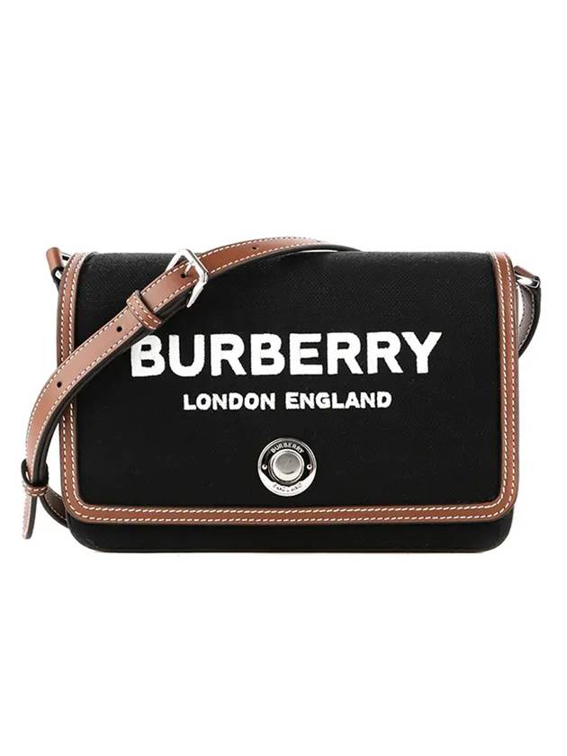 Cotton Technical Leather Cross Bag - BURBERRY - BALAAN 1