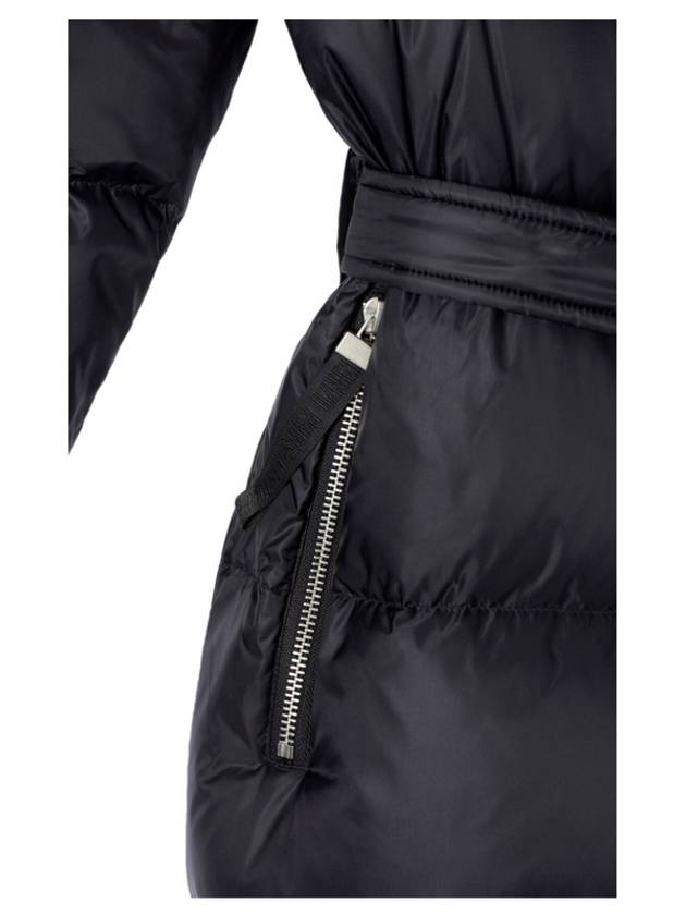 Belted puffa long padding black 2OU046 - KENZO - BALAAN 4