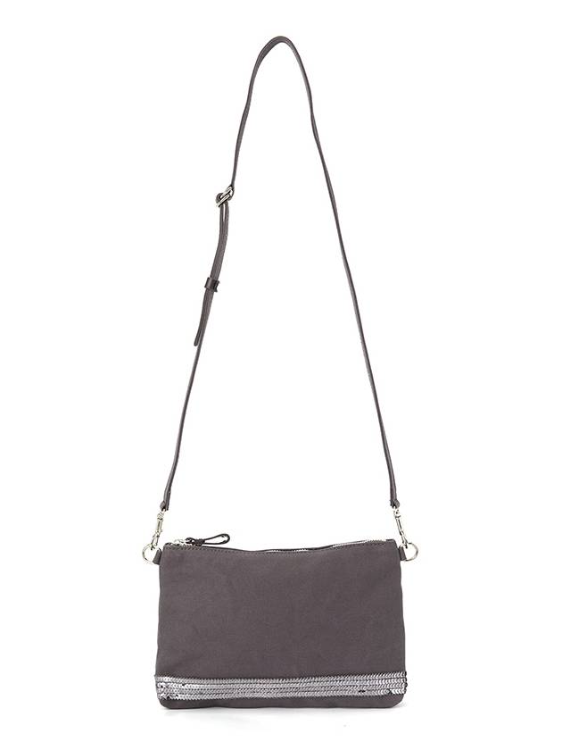 Women's Zipper Clutch Bag Anthracite - VANESSA BRUNO - BALAAN 7