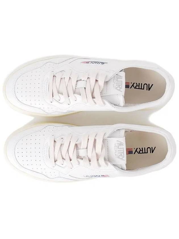 Medalist Leather Low Top Sneakers White - AUTRY - BALAAN 4