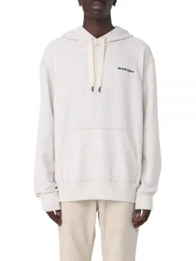 Marcello Embroidered Logo Hoodie Ecru - ISABEL MARANT - BALAAN 2