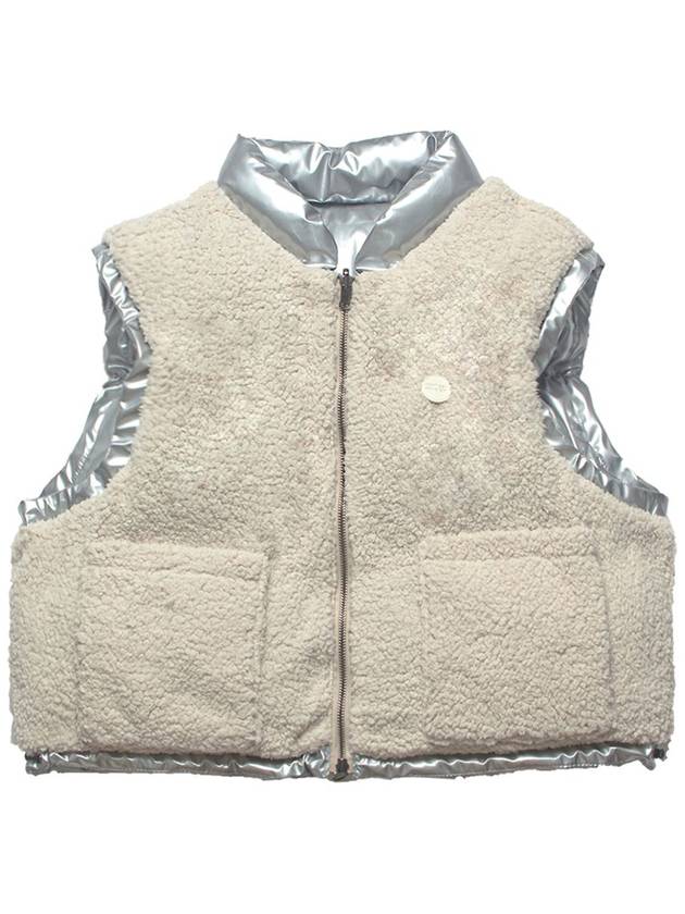 Reversible Padded Vest Silver - DON’T ASK MY PLAN - BALAAN 4