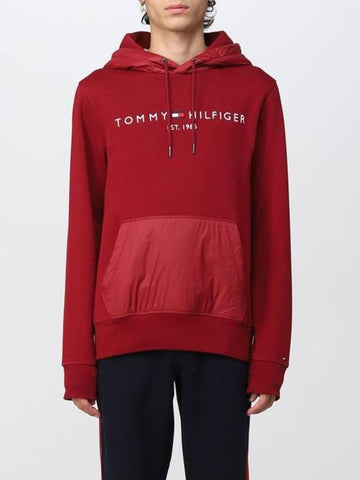 Sweater MW0MW25894 XJS Burgundy - TOMMY HILFIGER - BALAAN 1