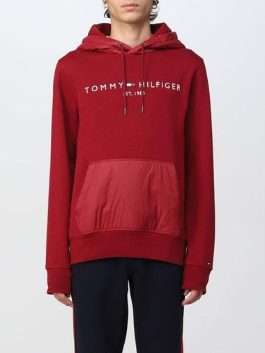 Sweater MW0MW25894 XJS Burgundy - TOMMY HILFIGER - BALAAN 1