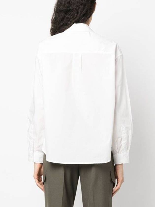 Boyfriend Long Sleeve Shirt White - A.P.C. - BALAAN 3