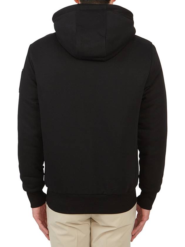 Classic Bunny Zip Up Hoodie Black Lining Black - MOOSE KNUCKLES - BALAAN 8