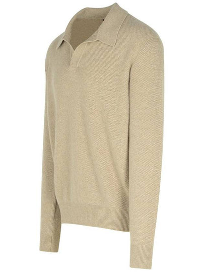 Zegna Beige Cashmere Sweater - ERMENEGILDO ZEGNA - BALAAN 2