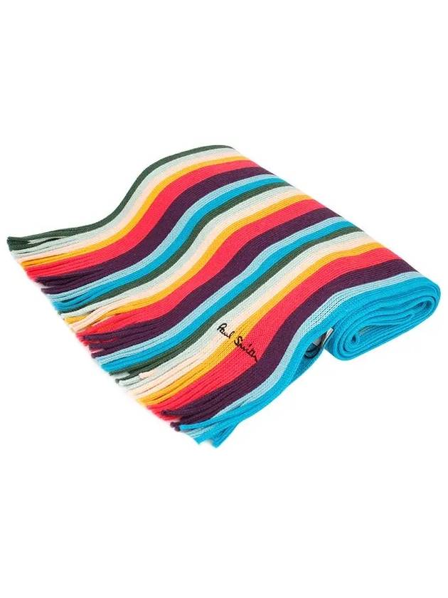 Artist Striped Wool Muffler - PAUL SMITH - BALAAN 6