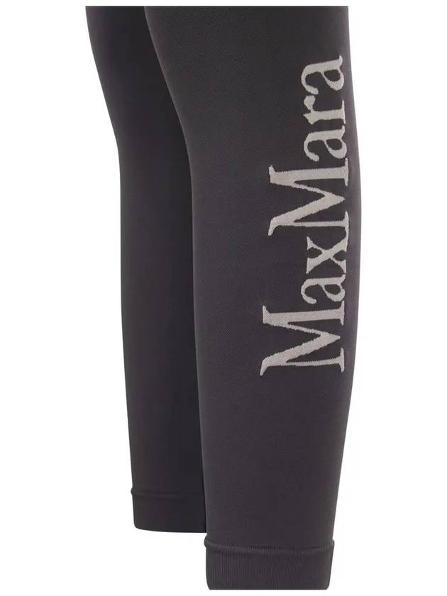 23FW ELOGIO logo leggings dark gray 2398160133 005 - MAX MARA - BALAAN 4