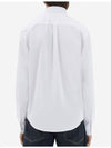 Small Fox Head Patch Classic Long Slevee Shirt White - MAISON KITSUNE - BALAAN 5