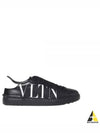 Open Low Top Sneakers Black - VALENTINO - BALAAN 2