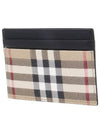 Vintage Check Card Wallet Beige - BURBERRY - BALAAN 3