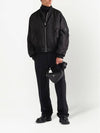 Re-Nylon Bomber Jacket Black - PRADA - BALAAN 3